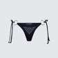 Quen Black Studded Bikini Bottom product front