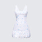 Rhoda Floral Print Mini Dress product front