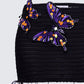 Saffy Multi Butterfly Applique Mini Skirt
