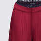 Scarlette Red Pinstripe Pant