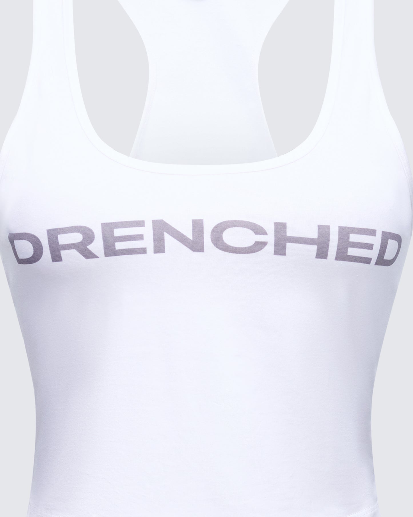 Setareh White Graphic Tank Top