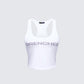 Setareh White Graphic Tank Top product front