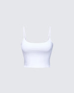 Soleia White Cami Top product front