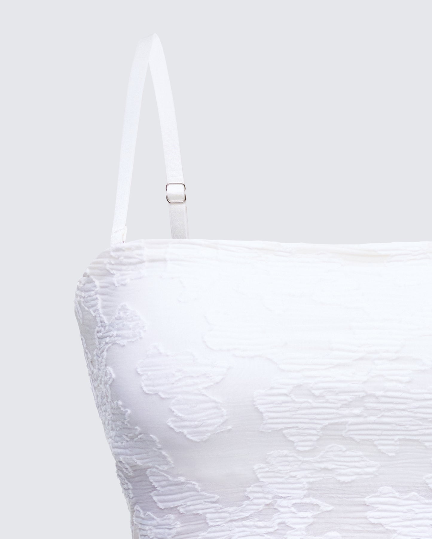 Sybil White Detachable Cami Top