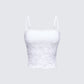 Sybil White Detachable Cami Top product front