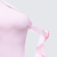 Sylphine Pink Mesh Asymmetric Top