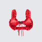 Thelma Red Padded Heart Bra Top product front