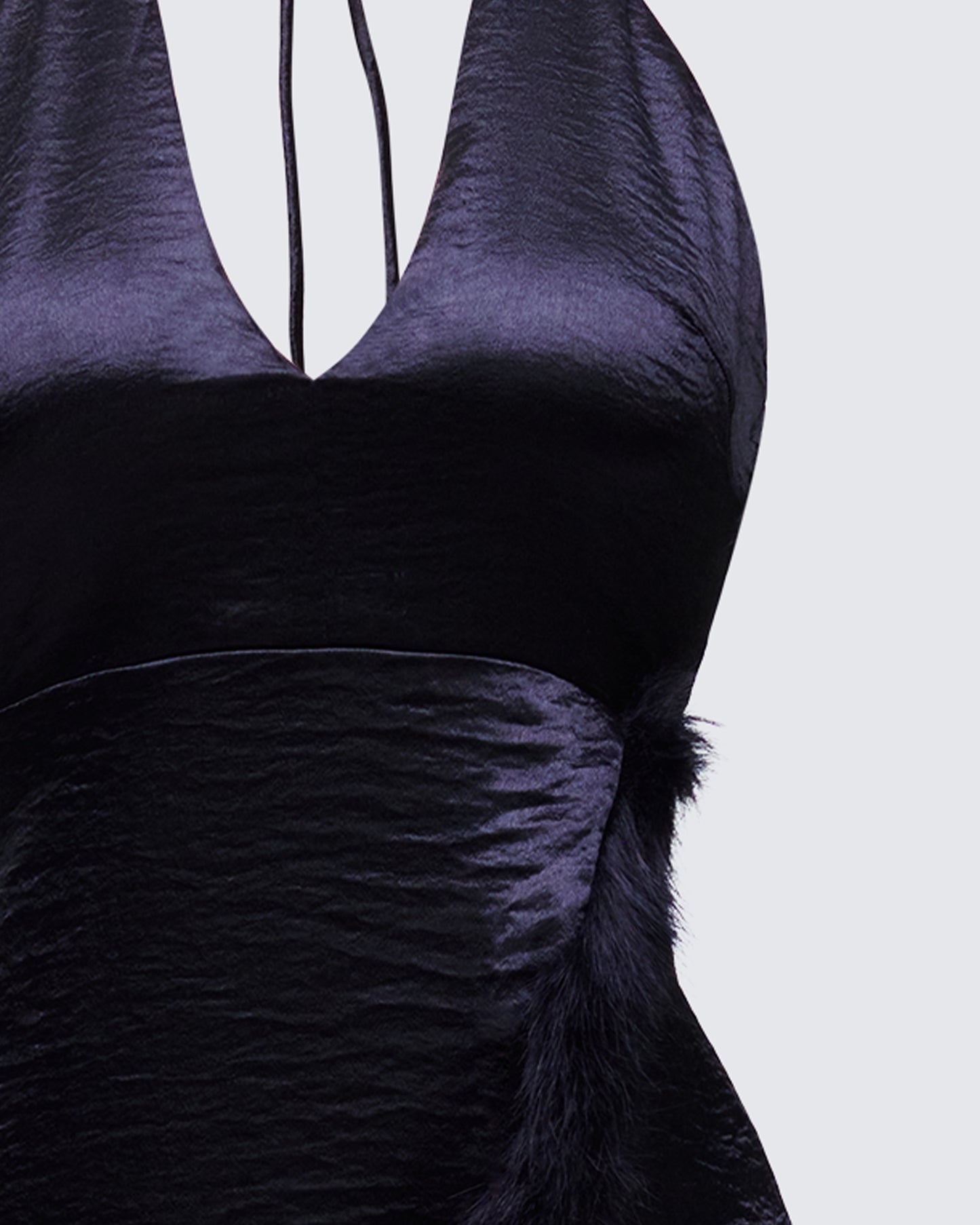 Ursula Black Wrap Maxi Dress