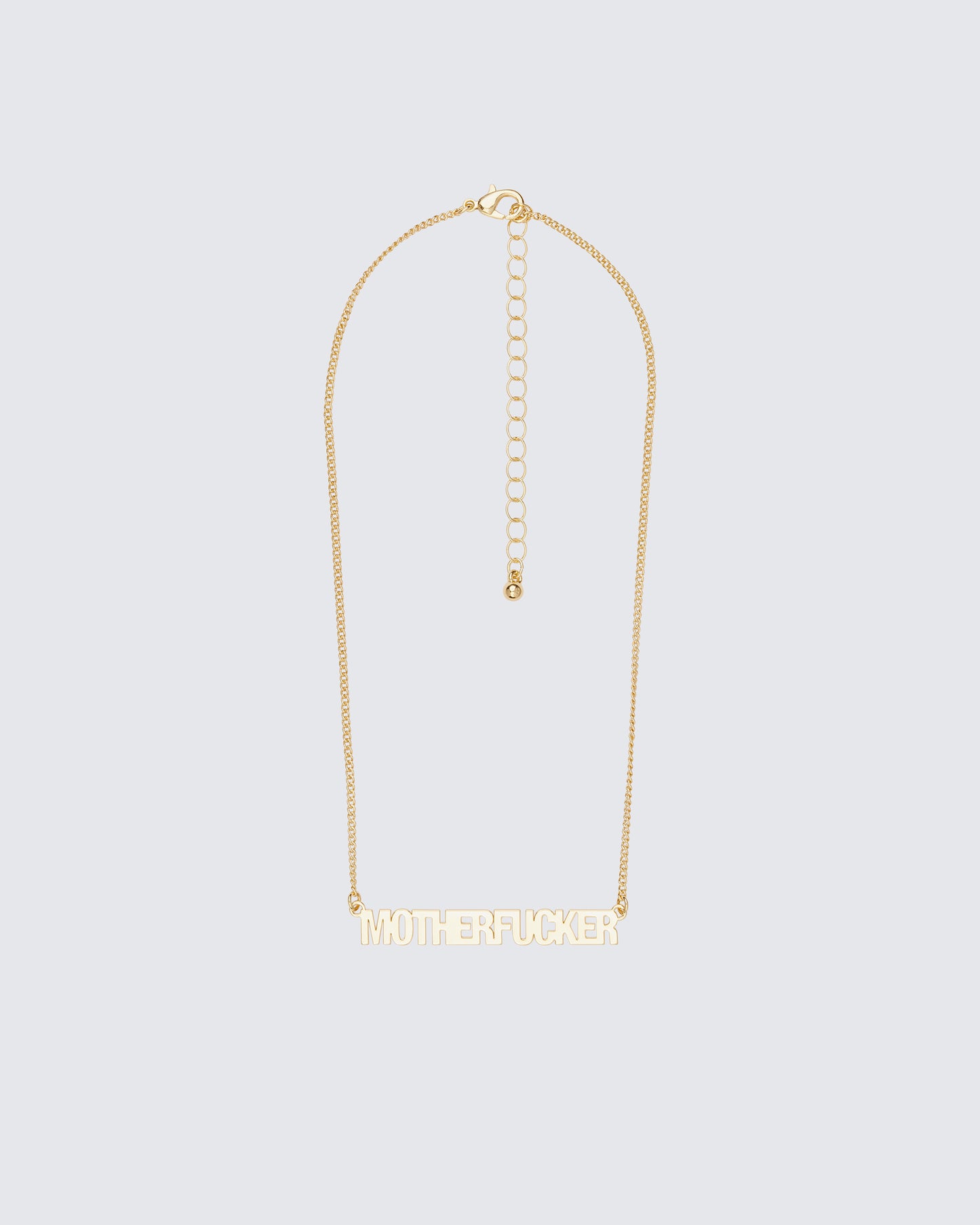 Angelica Gold 'MOFO' Necklace