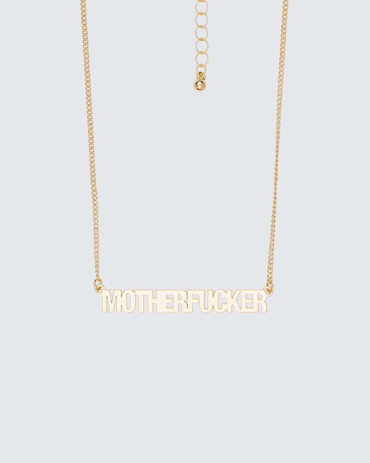 Angelica Gold 'MOFO' Necklace