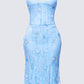 Emani Blue Embellished Maxi Dress