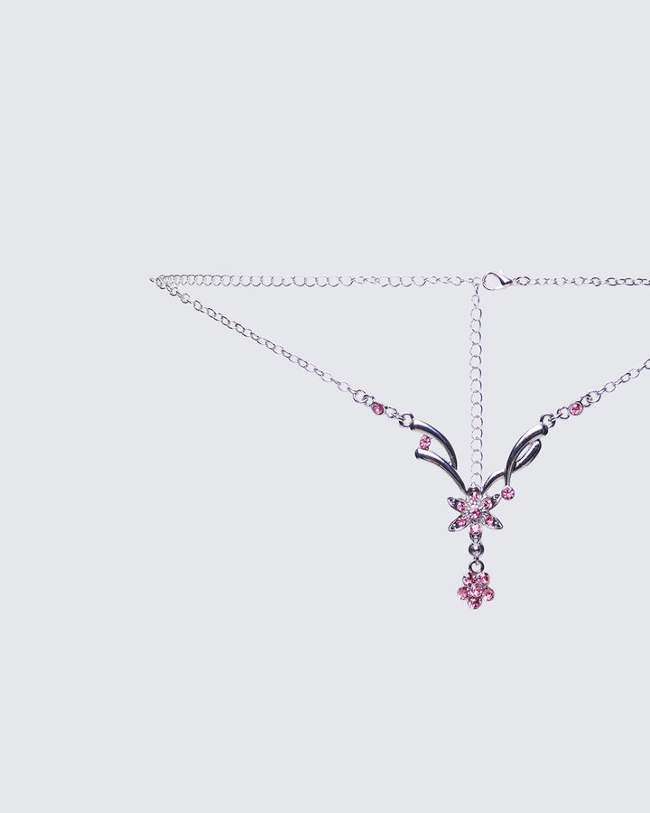 Khara Silver Tattoo Charm Belly Chain