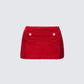 Women's red mini skirt – FINESSE