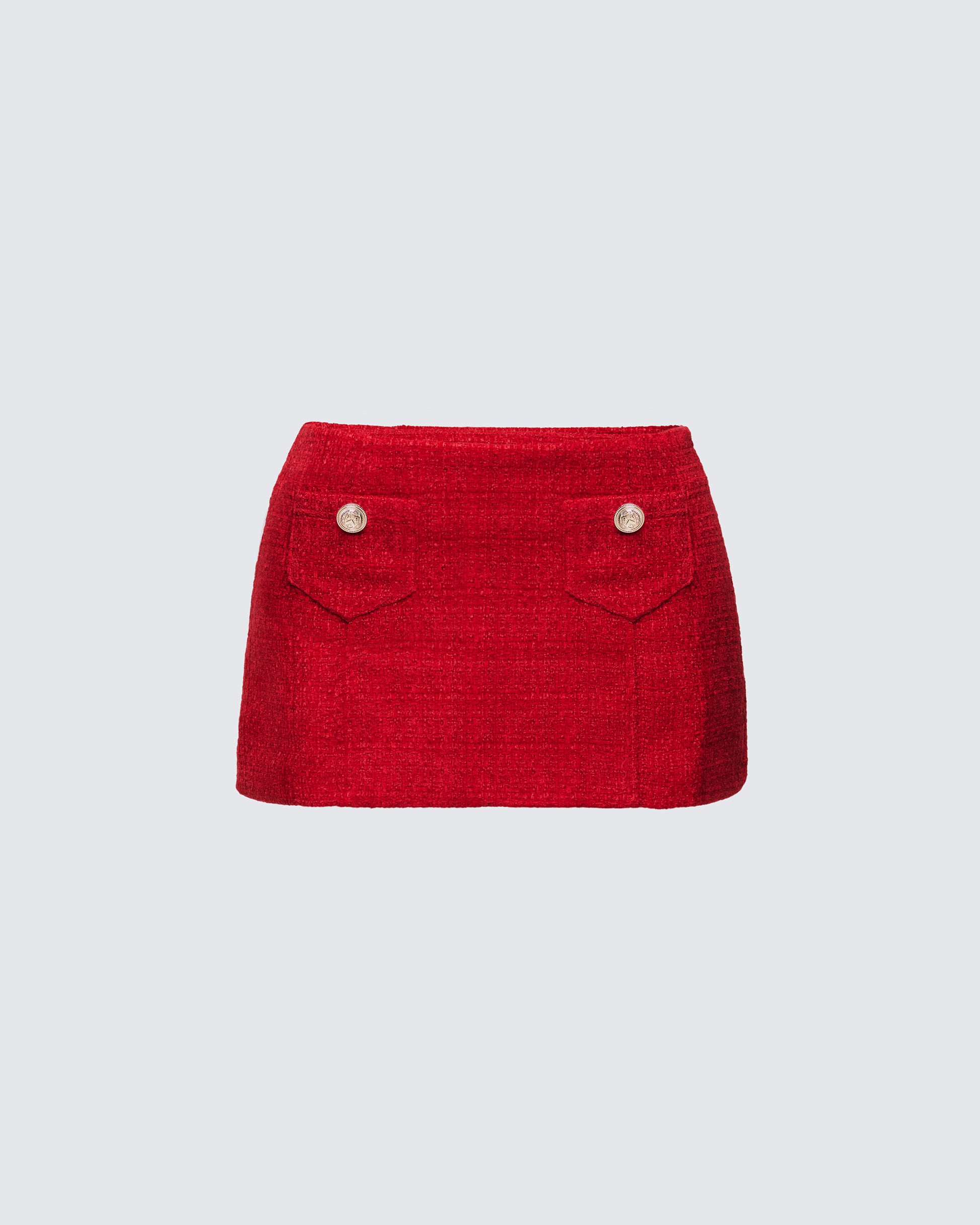 Women's red mini skirt – FINESSE