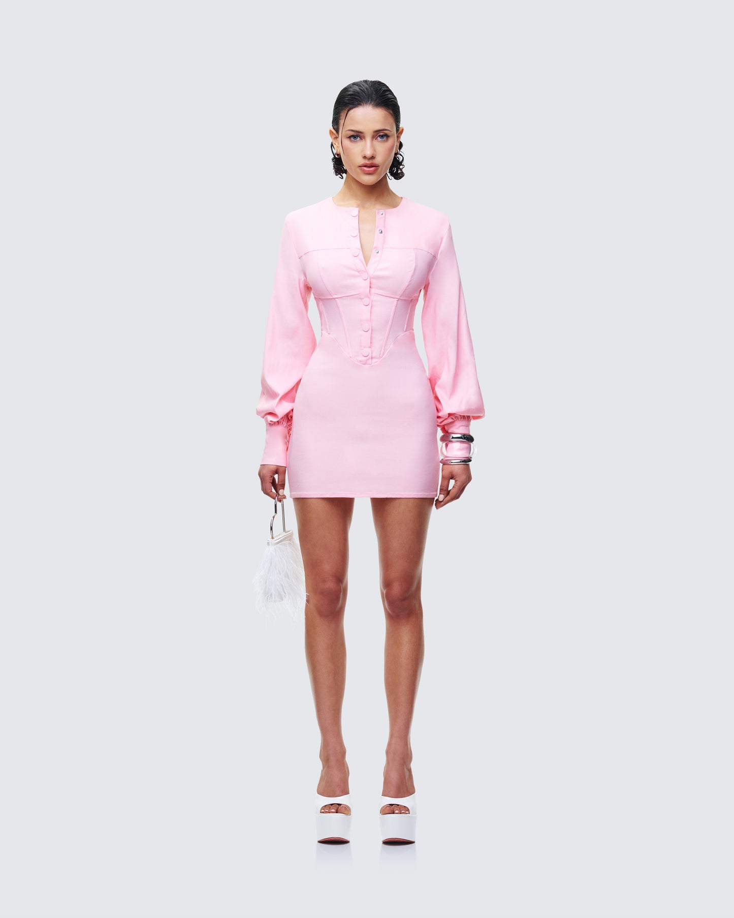 Alice Pink Mini Dress