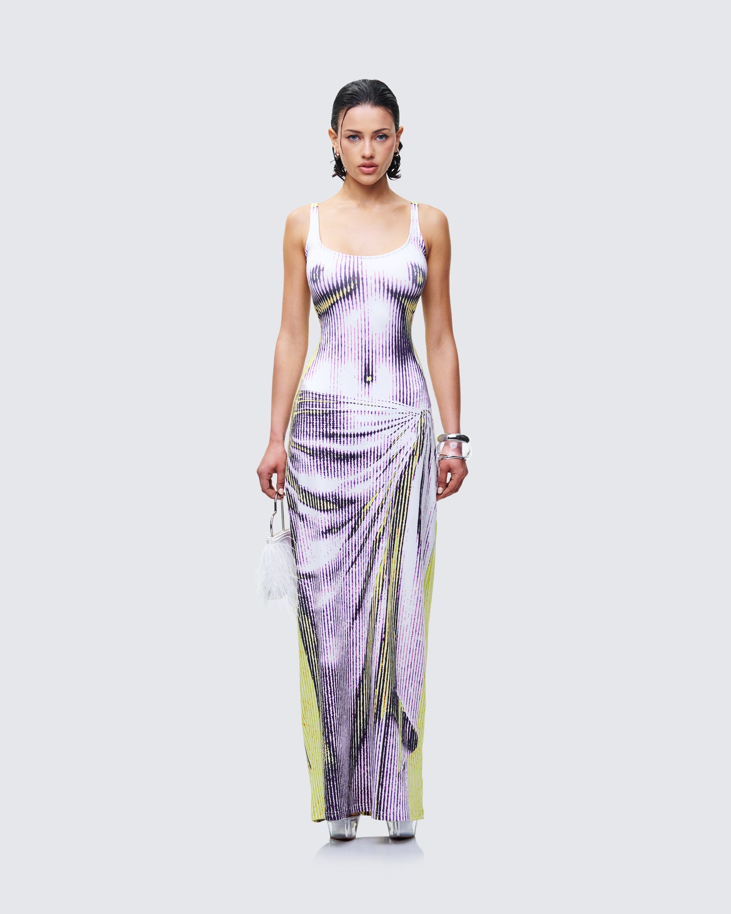 Mirabel Body Print Maxi Dress