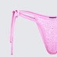 Amal Pink Sequin Bikini Bottom