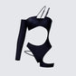 Astra Black Cut Out Swimsuit