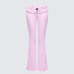 Ayra Pink Acid Wash Denim Flared Pants