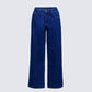 Dulcie Blue Denim Wide Leg Jean