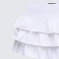 Fable Ivory Ruffle Micro Mini Skirt