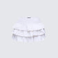 Fable Ivory Ruffle Micro Mini Skirt