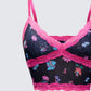Aurelia Black Printed Mesh Cami