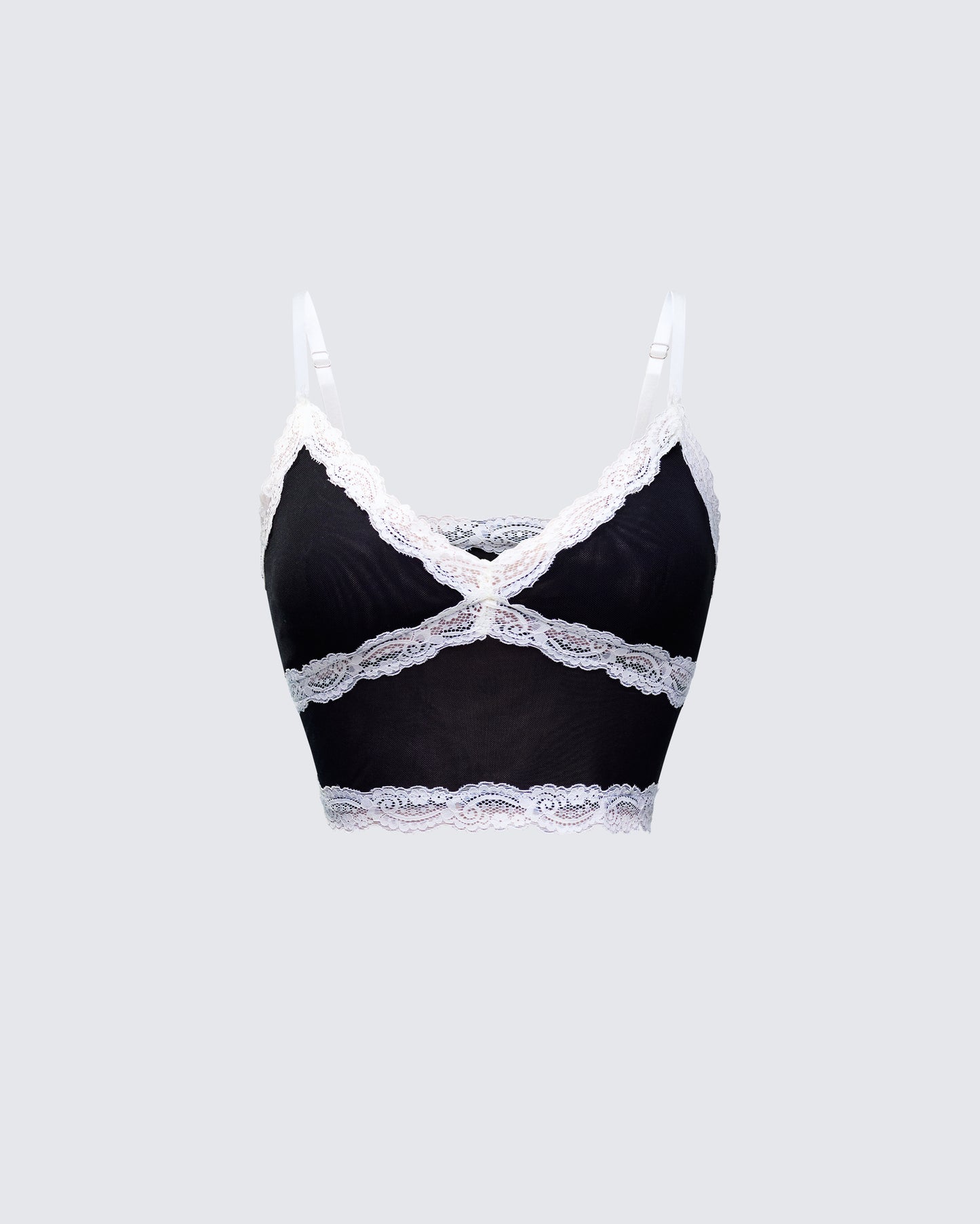 Aurelia Black Mesh Cami