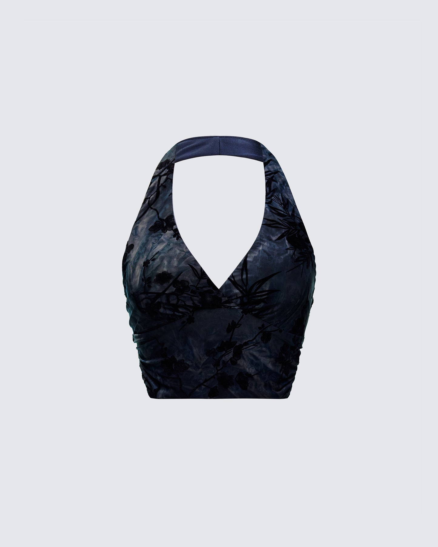 Moana Black Burnout Ring Back Top