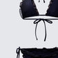 Monroe Black Ruffle Bikini Set