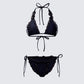 Monroe Black Ruffle Bikini Set