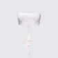 Noxie White Crochet Bandeau Top product front