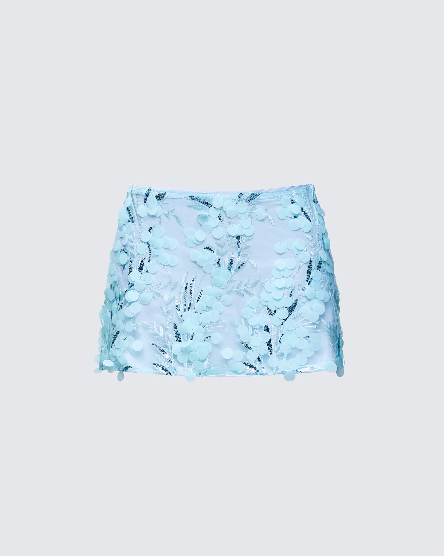 Rosalind Green Embellished Mini Skirt