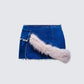 Sophelle Distressed Acid Wash Denim Mini Skirt