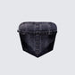 Titan Black Denim Corset Top