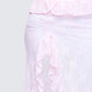 Sabella Blush Sheer Lace Maxi Skirt