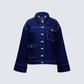 Frovi Blue Denim Oversized Shirt