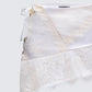Josette White Satin Lace Up Skirt