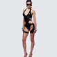 Vivian Black Cut Away Playsuit