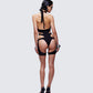 Vivian Black Cut Away Playsuit
