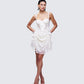 Sallie Ivory Eyelet Corset Mini Dress