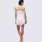 Sallie Ivory Eyelet Corset Mini Dress