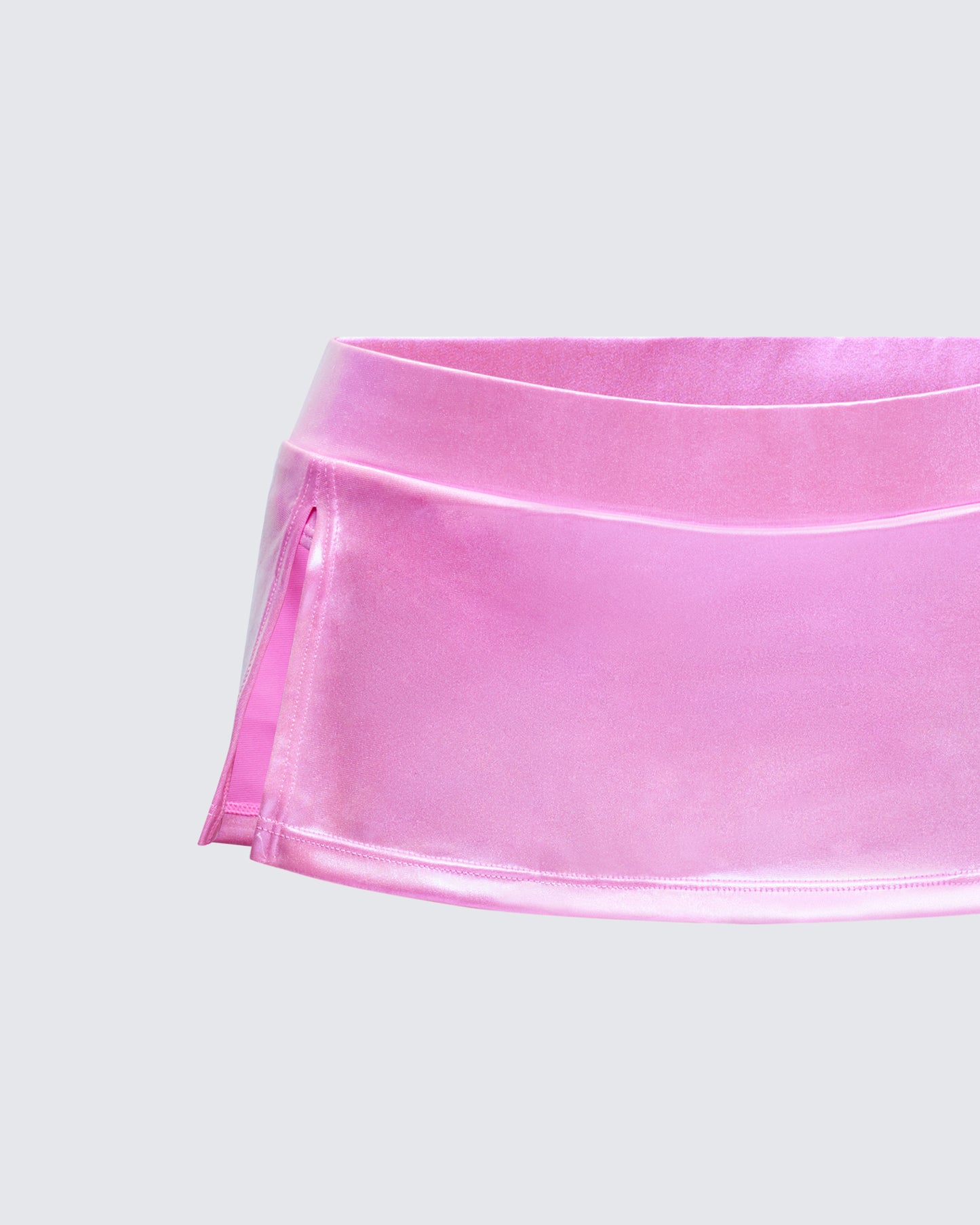 Naijah Pink Metallic Tankini Bottom