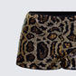Posie Leopard Print Sequin Mini Shorts