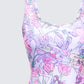 Seraphina Lilac Printed Embellished Mini Dress