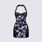Spencer Black Lace Corset Mini Dress