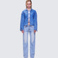 Freesia Denim Set model front