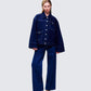Frovi Blue Denim Oversized Shirt