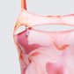 Galiana Peach Charm Cut Out Cami Top