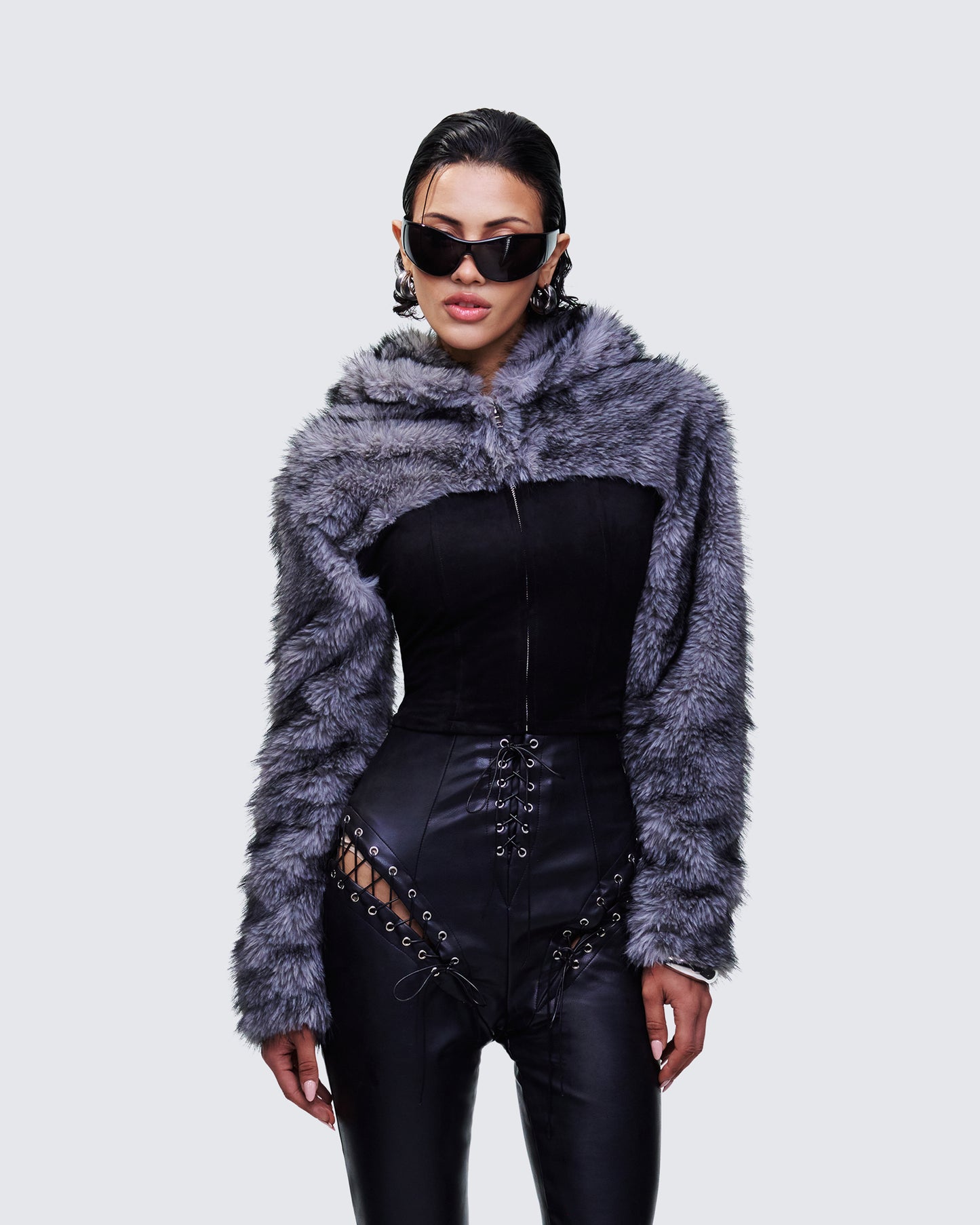 Genesis Black Vegan Hooded Jacket